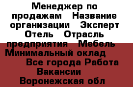 Менеджер по продажам › Название организации ­ Эксперт Отель › Отрасль предприятия ­ Мебель › Минимальный оклад ­ 50 000 - Все города Работа » Вакансии   . Воронежская обл.